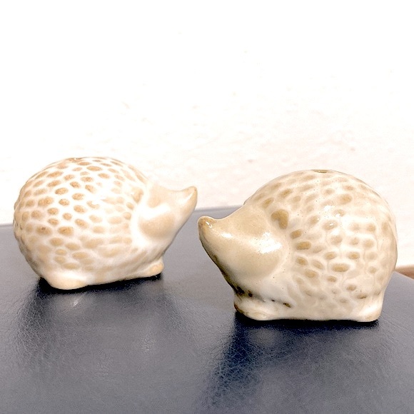 handmade Other - Handmade Hedgehog Salt + Pepper Shakers